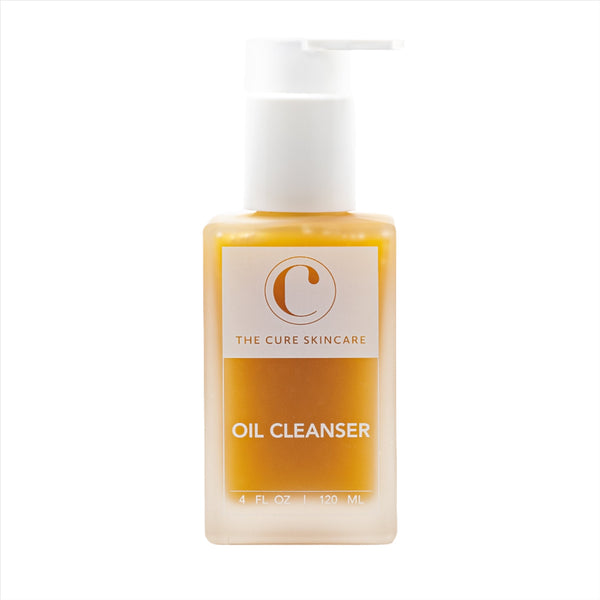 The Cure Skincare Oil Cleanser, Plant-Based Face Wash with Sea Moss